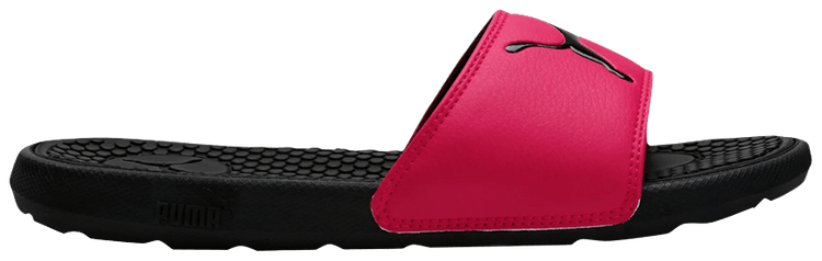 Puma Wmns Cool Cat Sport Slides Black Bright Rose