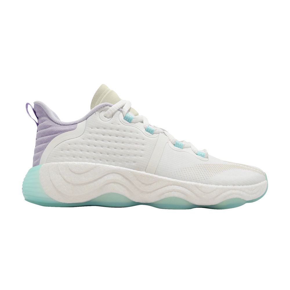 Pre-owned Li-ning Wmns No Boundaries 3 'rice White Bad Five Purple'