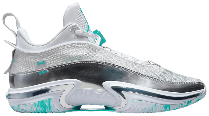 Buy Guo Ailun x Air Jordan 36 Low PF 'White Hyper Jade' DM9032 130 GOAT
