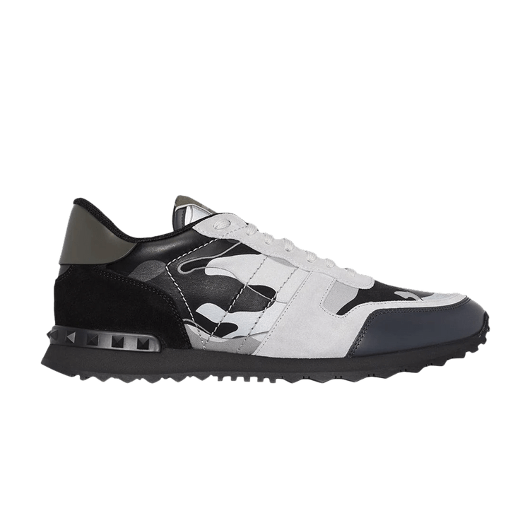 Black camo valentino sneakers new arrivals