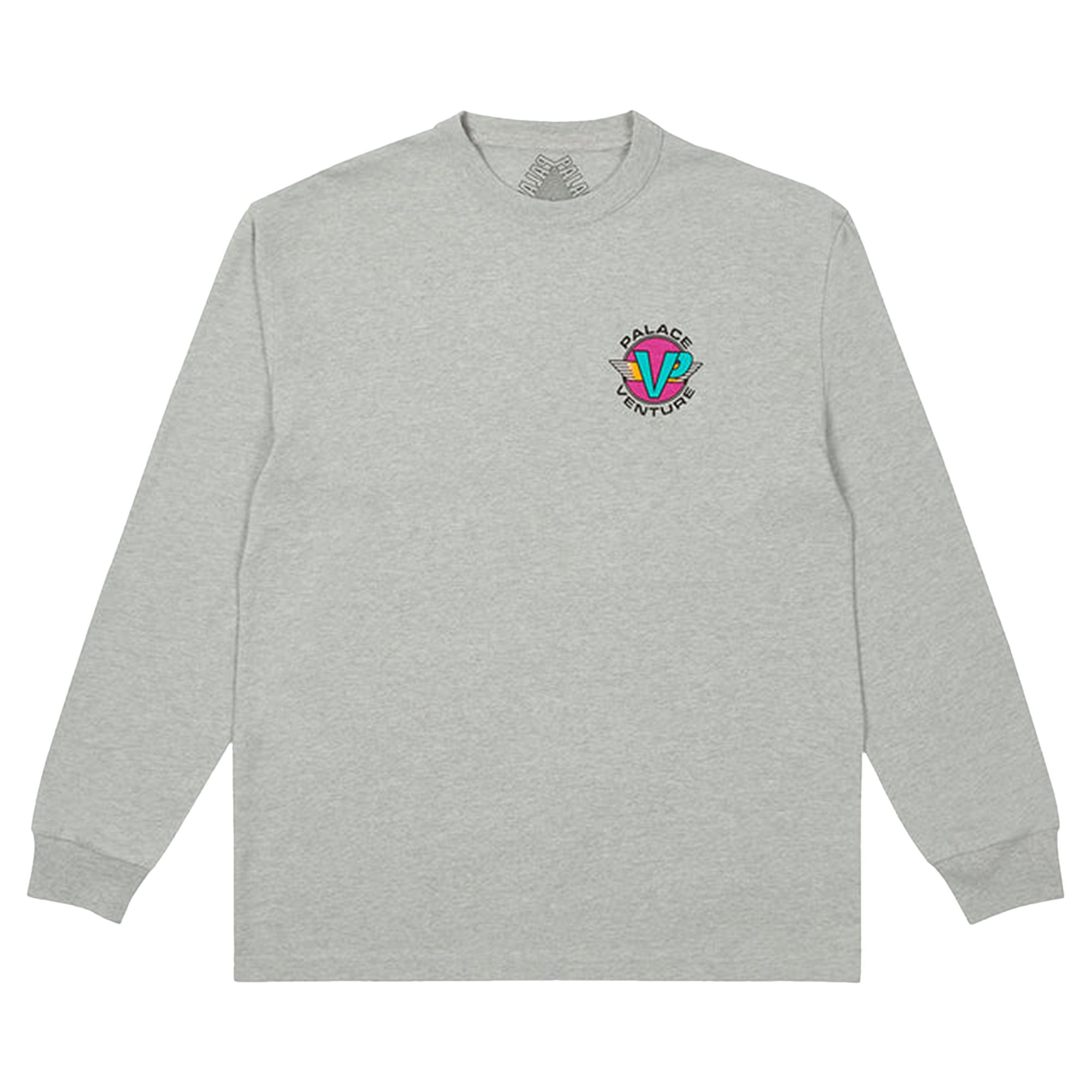 Pre-owned Palace Venture Long-sleeve 'grey Marl'
