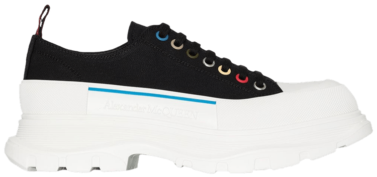 Alexander McQueen Tread Slick Lace Up Black Multi