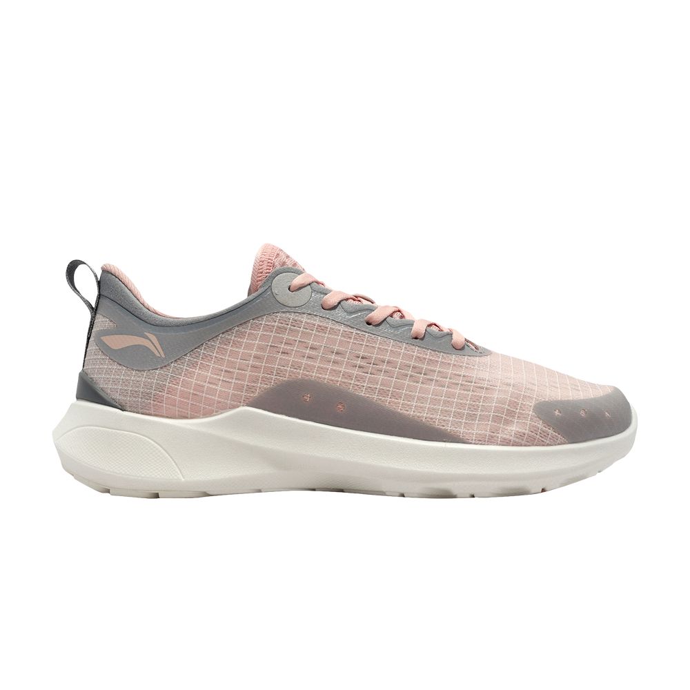 Pre-owned Li-ning Wmns Ez Run 'peachy Keen' In Pink