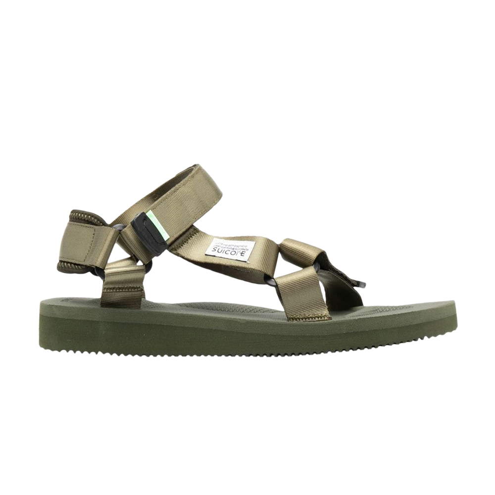 Pre-owned Suicoke Wmns Depa-cab 'olive' In Green