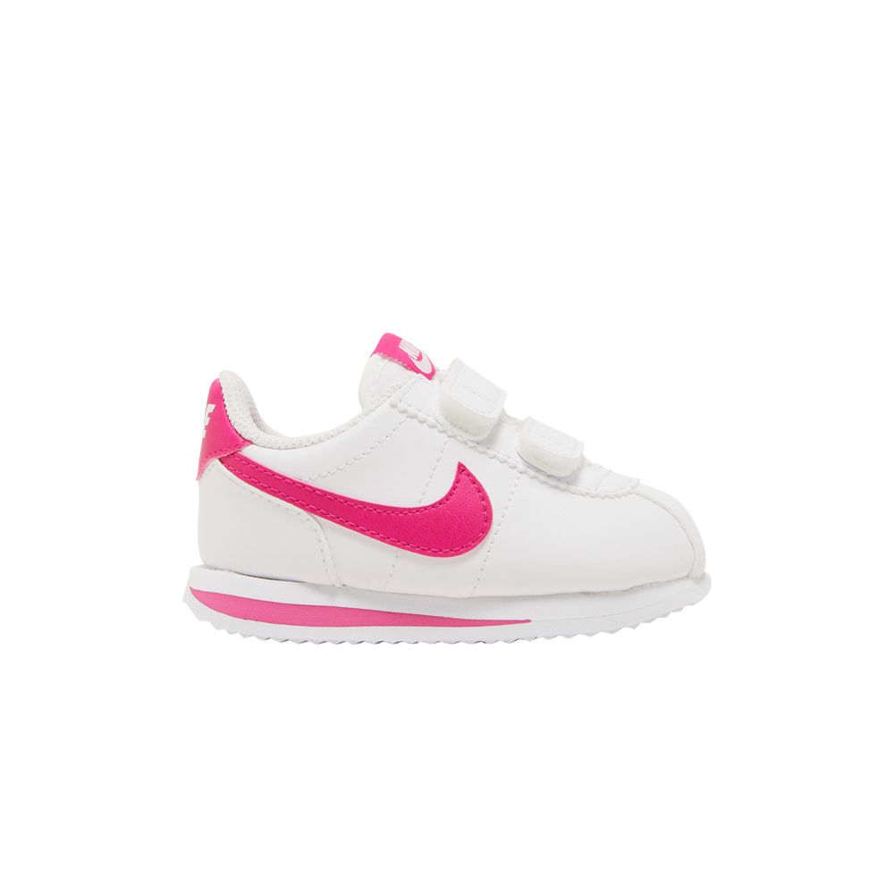 Pre-owned Nike Cortez Basic Sl Tdv 'white Pink Prime' | Infant Size 10