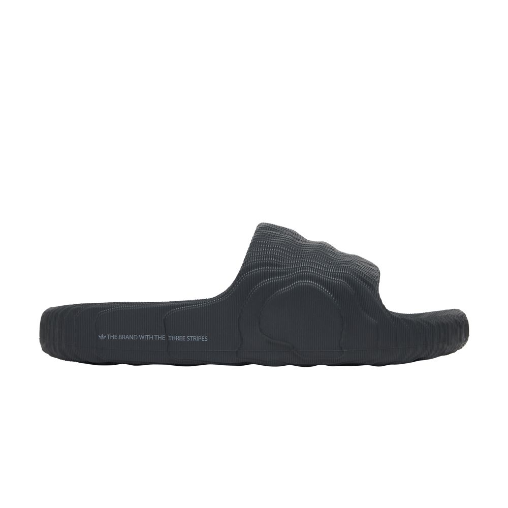 adidas Adilette 22 Slides 'Carbon' | Black | Men's Size 10