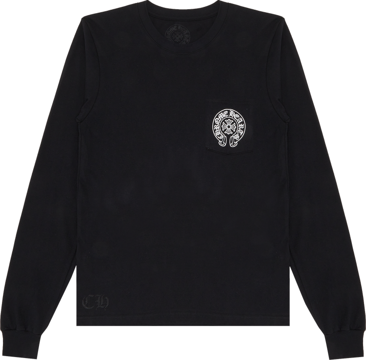 Chrome Hearts Horseshoe Logo Crewneck Sweatshirt 'Black
