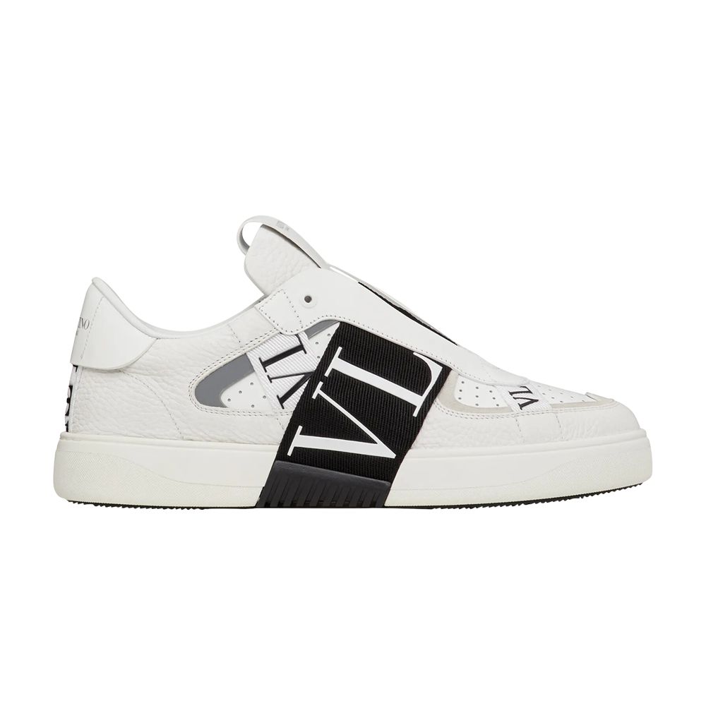 Pre-owned Valentino Garavani Valentino Valentino Vl7n Low Slip-on 'white Black' | Men's Size 43