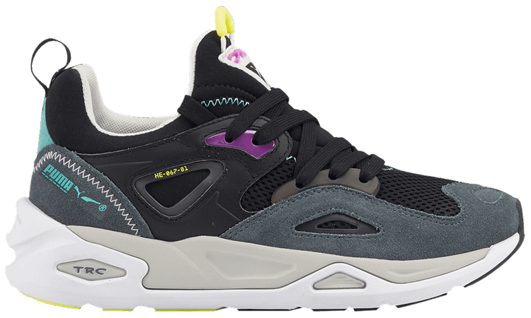 Puma TRC Blaze Big Kid Black Dark Slate