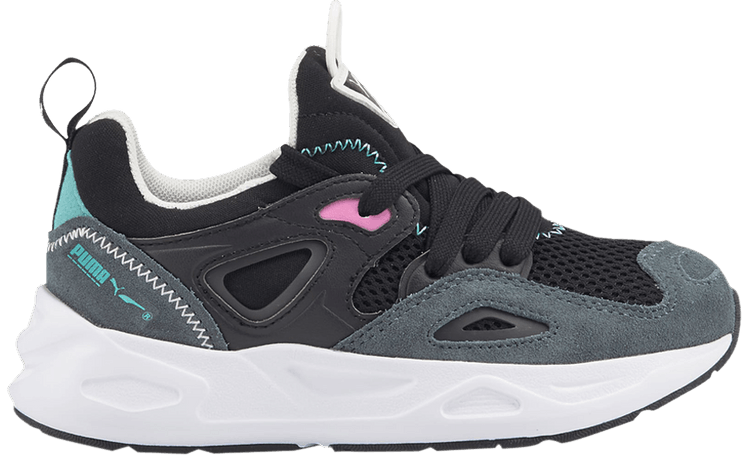 Puma TRC Blaze Little Kid Black Dark Slate