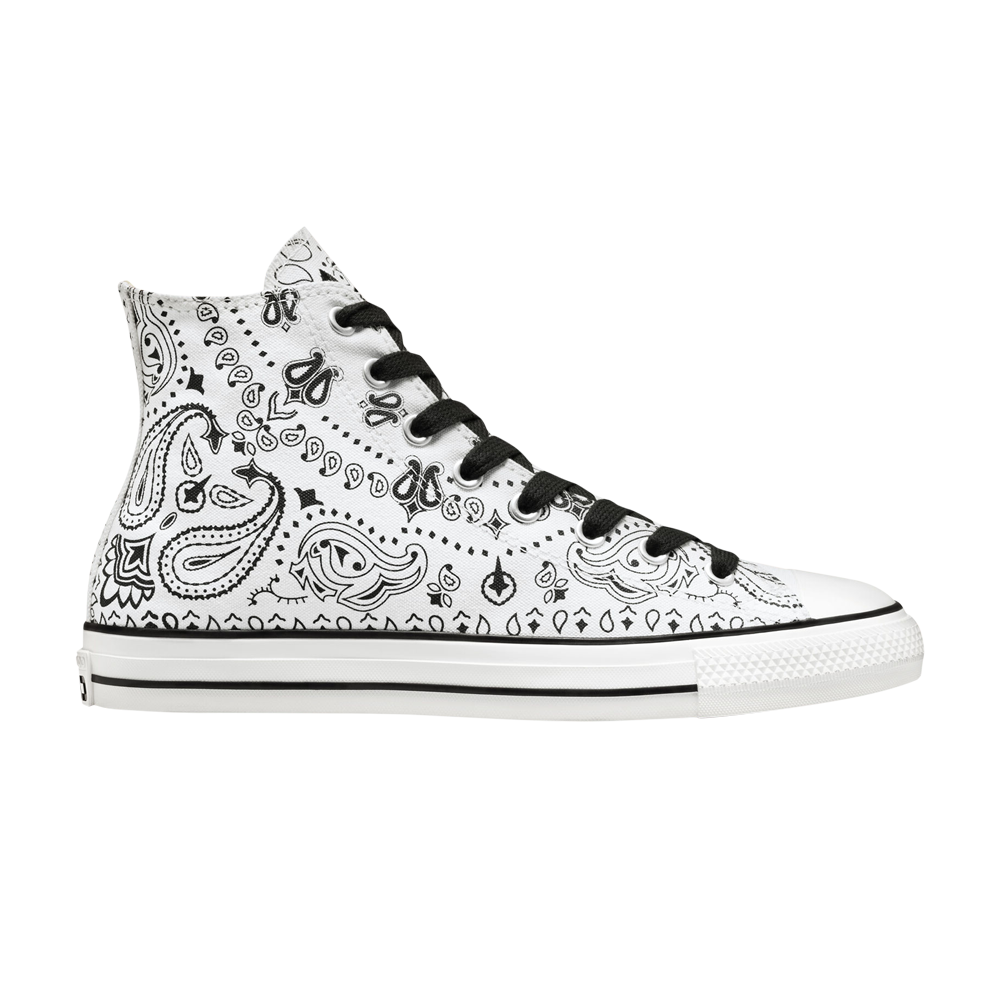 Pre-owned Converse Sammy Baca X Chuck Taylor All Star Pro High 'bandana Print' In White