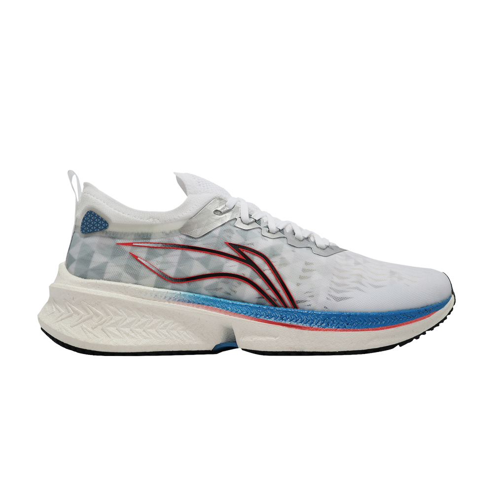 Pre-owned Li-ning Feidian Discovery 'white Blue'