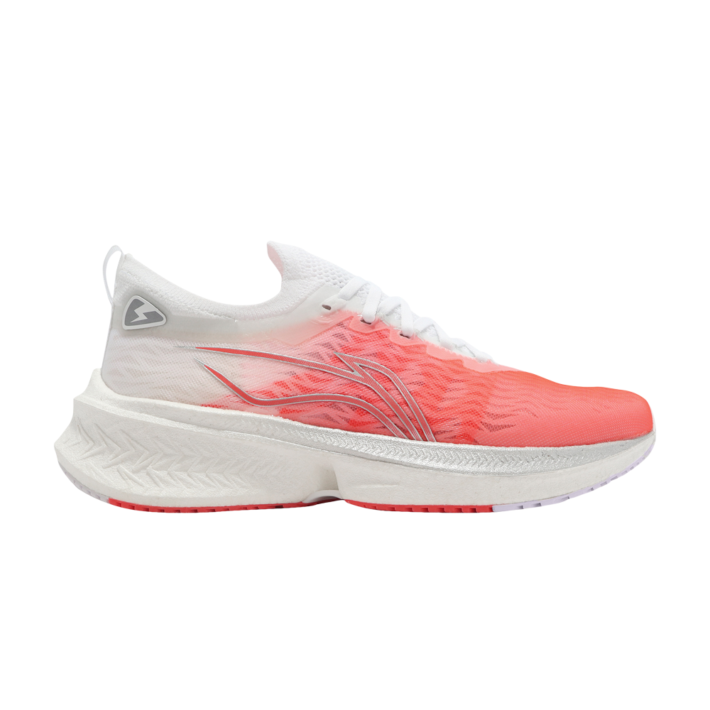 Pre-owned Li-ning Wmns Feidian Discovery 'fluorescent Congo' In Orange