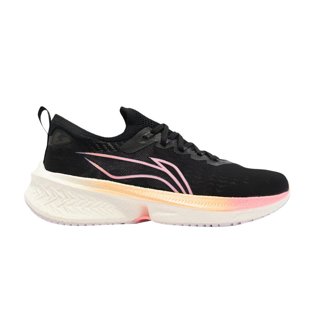 Pre-owned Li-ning Wmns Feidian Discovery 'black Orange'