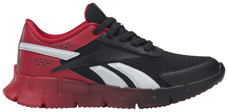 Reebok Zig Dynamica 2 Big Kid Black Vector Red