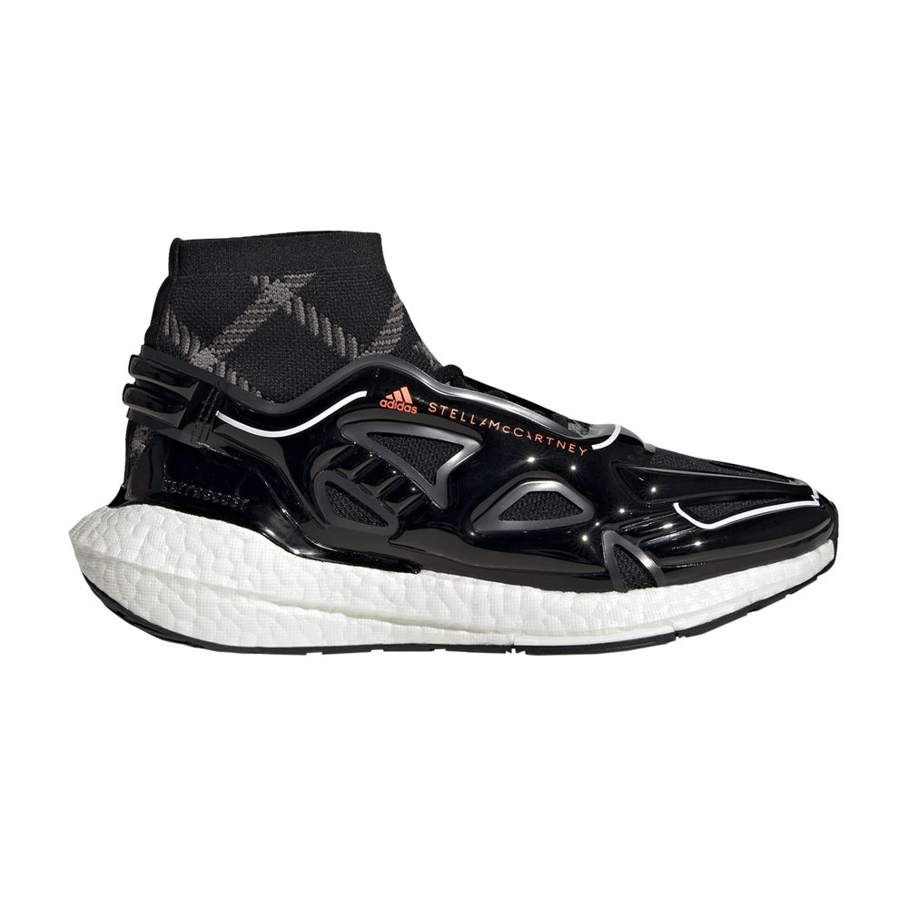 Pre-owned Adidas Originals Stella Mccartney X Wmns Ultraboost 22 Elevated 'core Black Signal Orange'