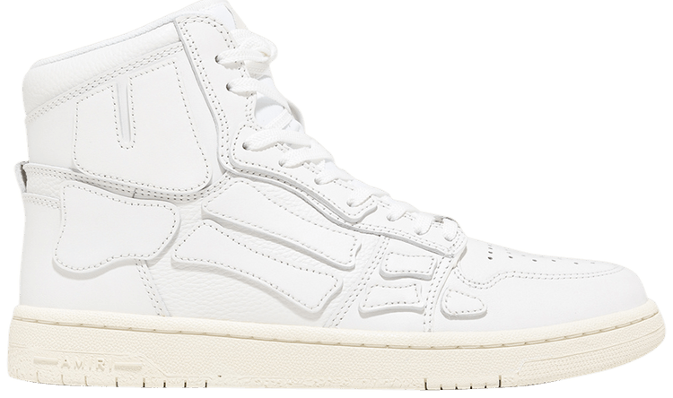 Skel-Top Hi White / Pink High Top Sneakers