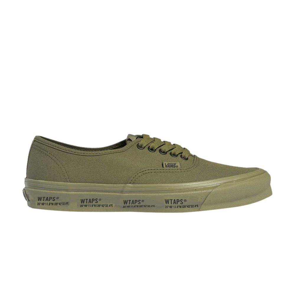 Pre-owned Vans Wtaps X Og Authentic Lx 'olive Drab' In Green