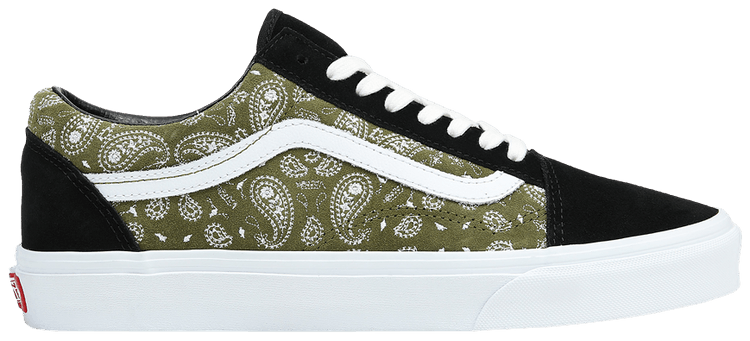 Old Skool 'Paisley - Black Olive'