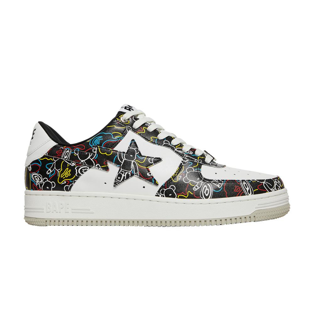 Pre-owned Bape Medicom Toy X Sta Low M2 'be@r Camo - Black' In White