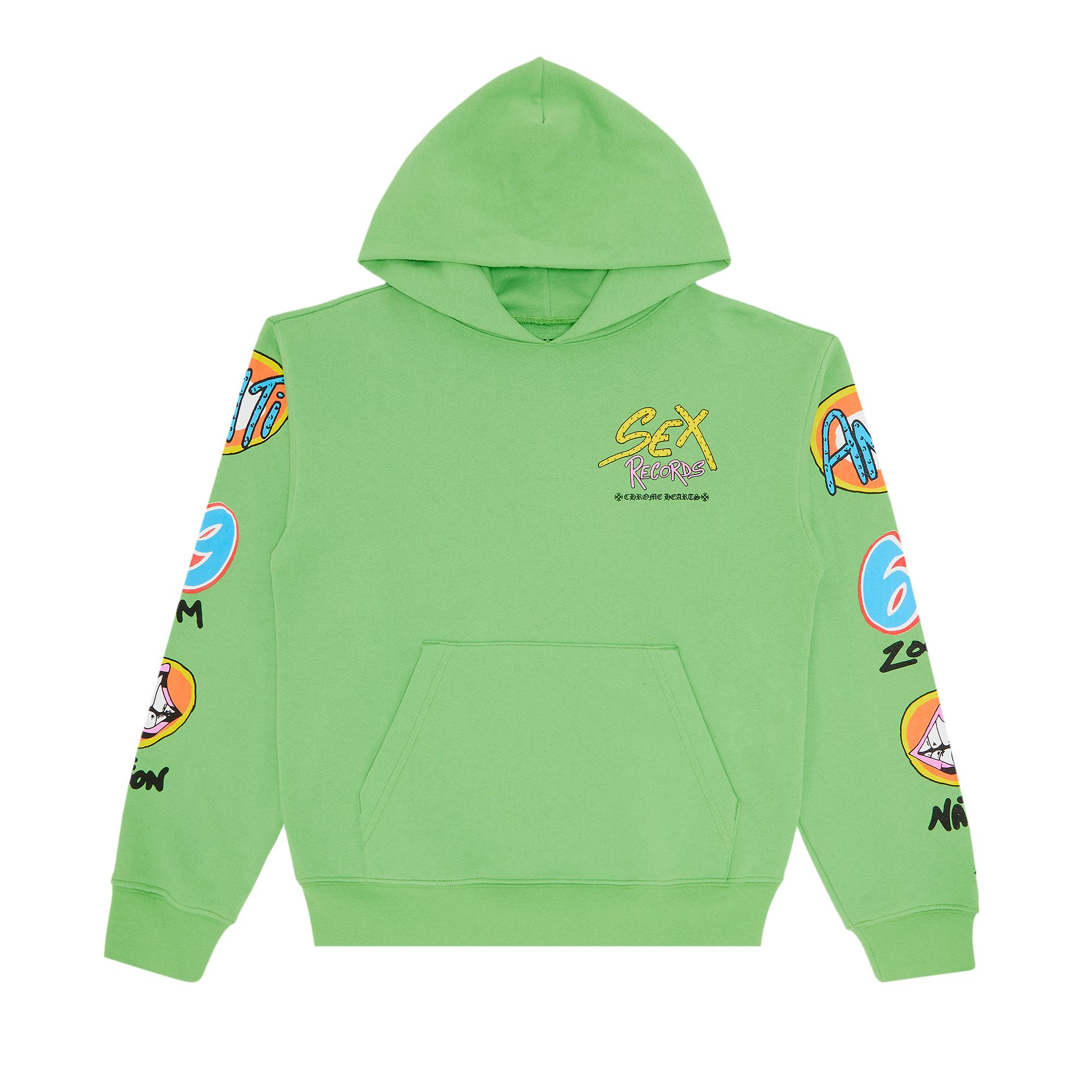 Chrome Hearts x Matty Boy Sex Records Hoodie 'Green' | Men's Size M