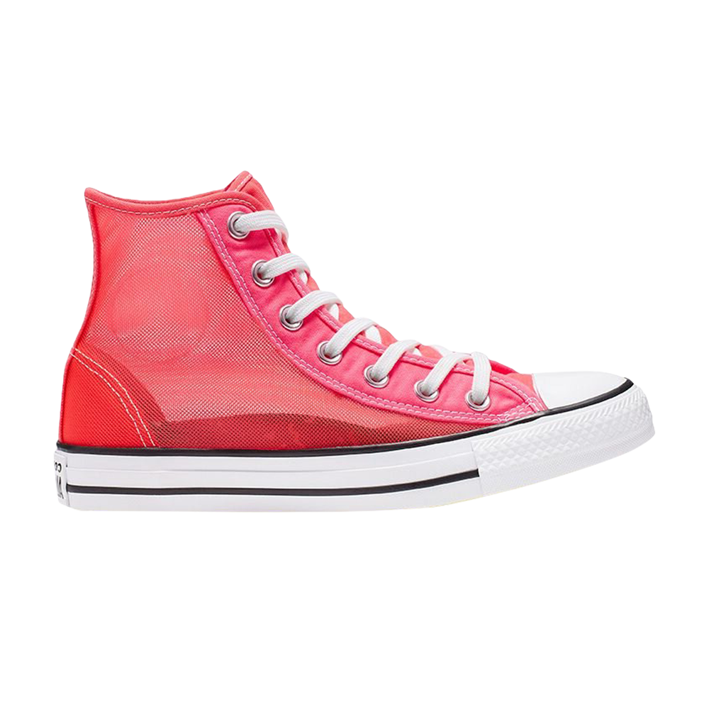 Pre-owned Converse Wmns Chuck Taylor All Star High 'see Thru - Racer Pink'
