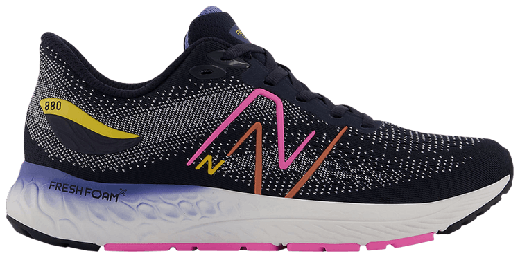 New Balance Fresh Foam X 880v12 Big Kid Wide Eclipse Vibrant Pink