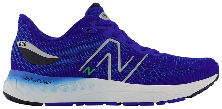 New Balance Fresh Foam X 880v12 Big Kid Wide Blue Vibrant Spring