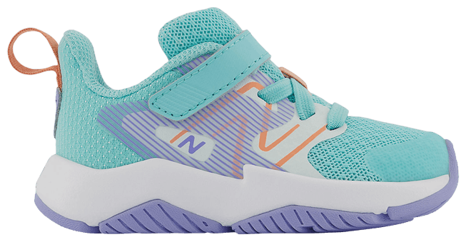 New Balance Rave Run v2 Bungee Lace Toddler Wide Surf Peach Glaze