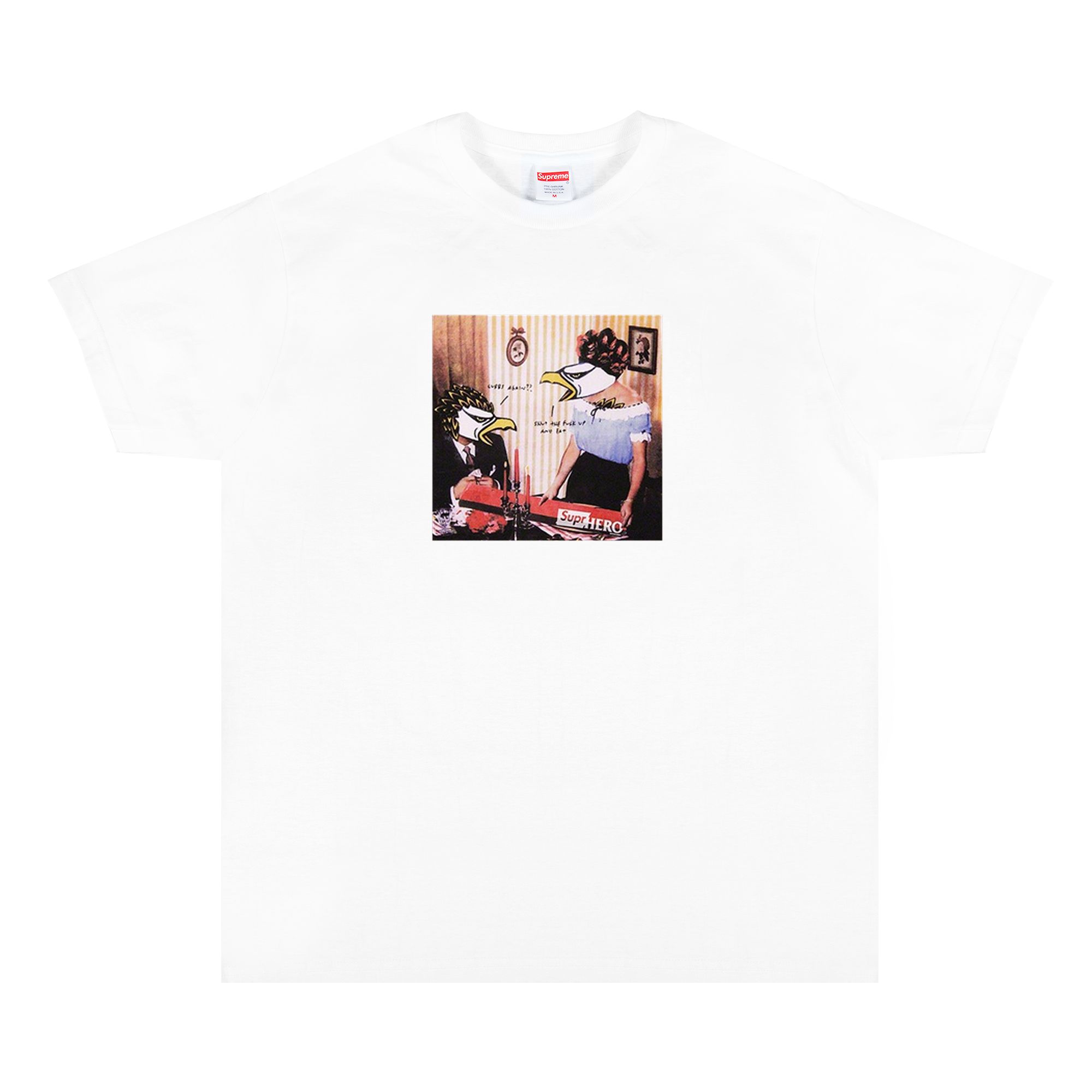 Supreme x ANTIHERO Curbs Tee 'White' | Men's Size XL