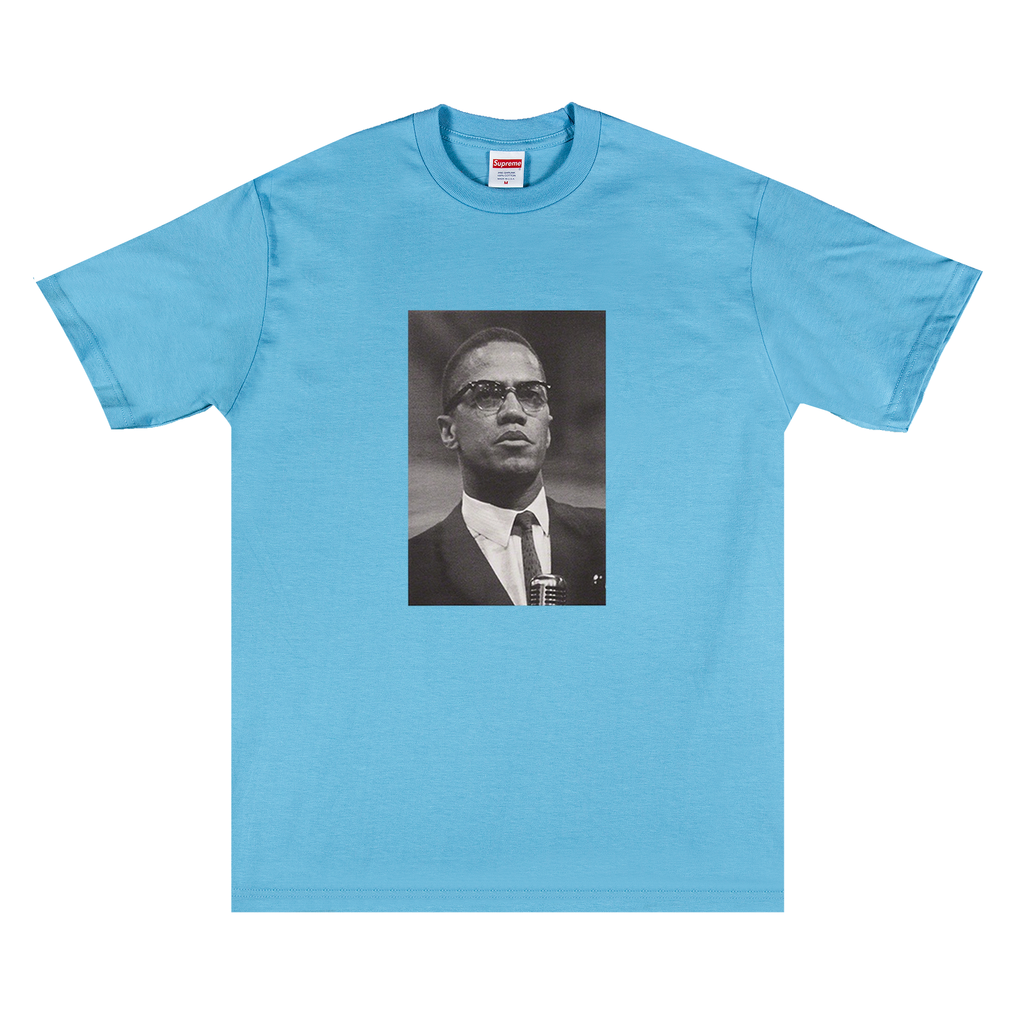Supreme Malcolm X Tee 'Light Slate'