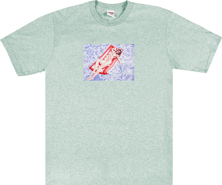 Supreme Float Tee 'Heather Blue'