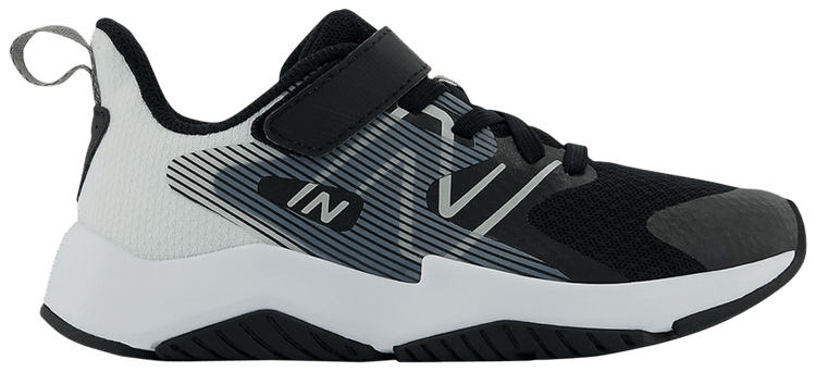 New Balance Rave Run v2 Bungee Lace Big Kid Wide Black White
