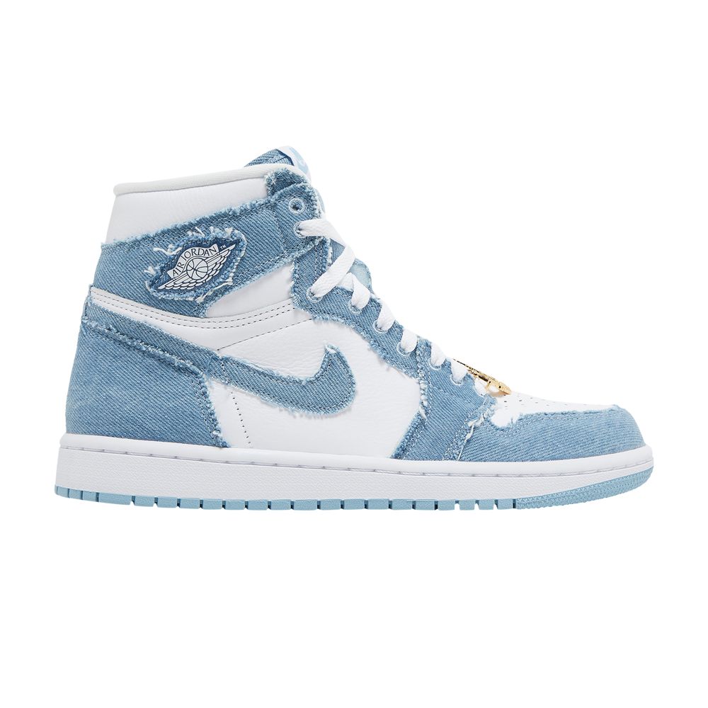 Wmns Air Jordan 1 Retro High OG 'Denim' | White | Women's Size 8