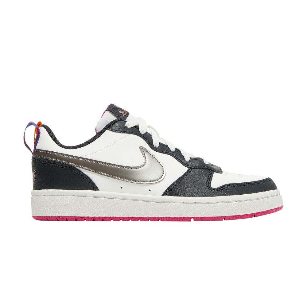 Pre-owned Nike Court Borough Low 2 Se Gs 'summit White Pink Prime' | Kid's Size 4.5
