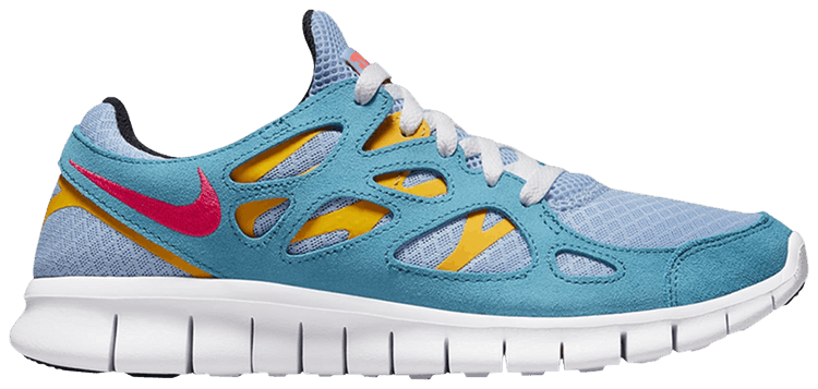 Nike Free Run 2 Cyber Teal Aluminum Sample