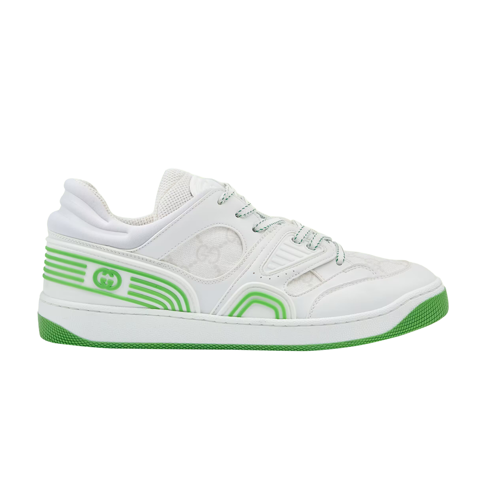 Pre-owned Gucci Wmns Basket 'white Green'