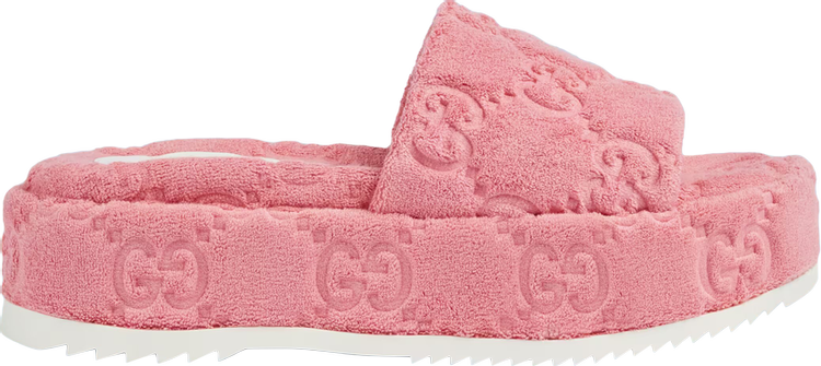 Gucci Wmns GG Platform Sandal 'Wild Rose'