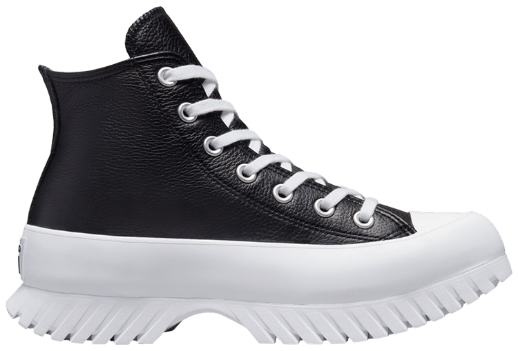 Converse Chuck Taylor All Star Lugged 20 Leather High Black White