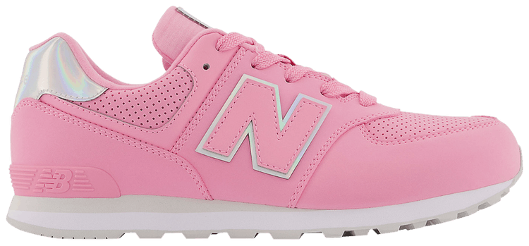 New Balance 574 Big Kid Wide Bubblegum