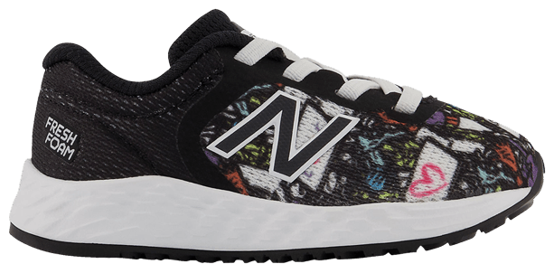 New Balance Fresh Foam Arishi v2 Bungee Toddler Wide Black White