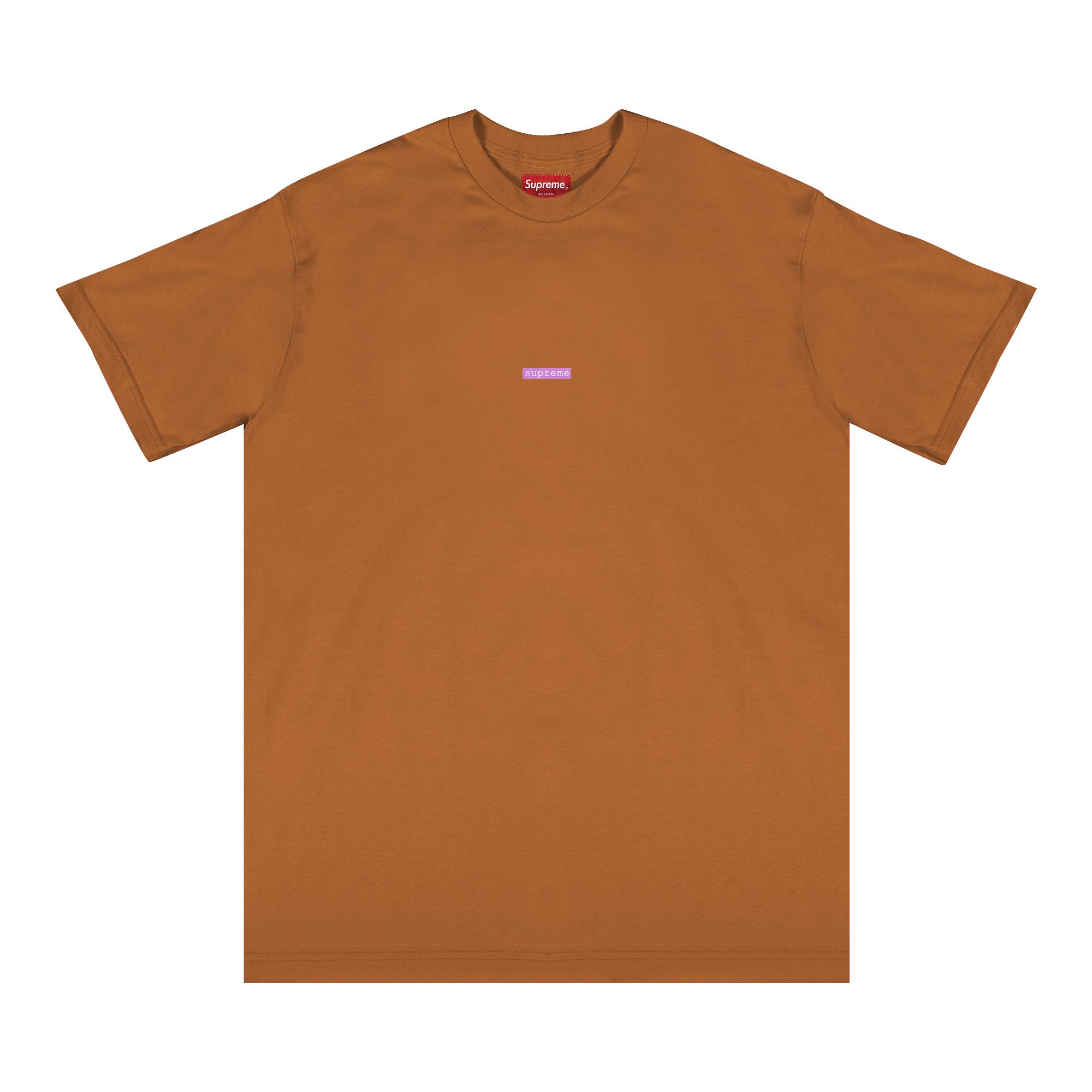 Pre-owned Supreme Typewriter Short-sleeve Top 'rust' In Brown