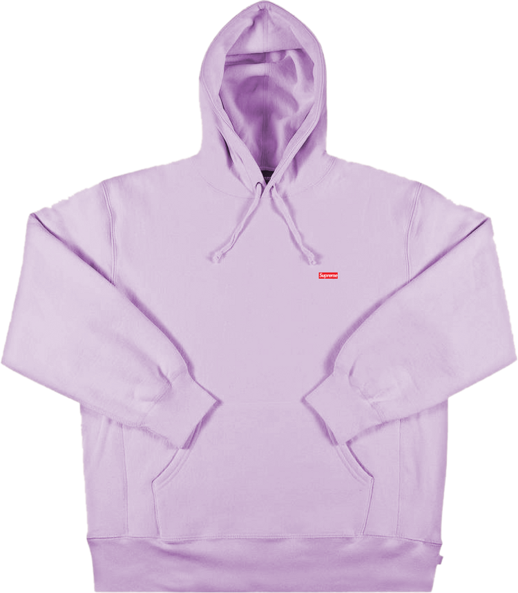 Supreme Enamel Small Box Hooded Sweatshirt 'Lavender'