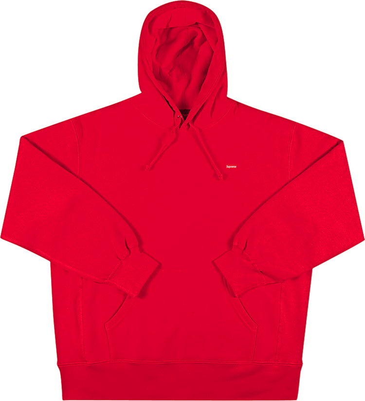 Supreme Enamel Small Box Hooded Sweatshirt Red