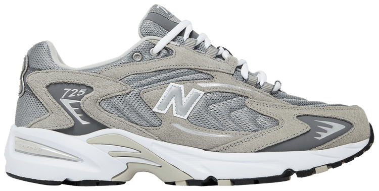 Amazon.com | New Balance 725 Unisex Sneakers, White/Grey, 9