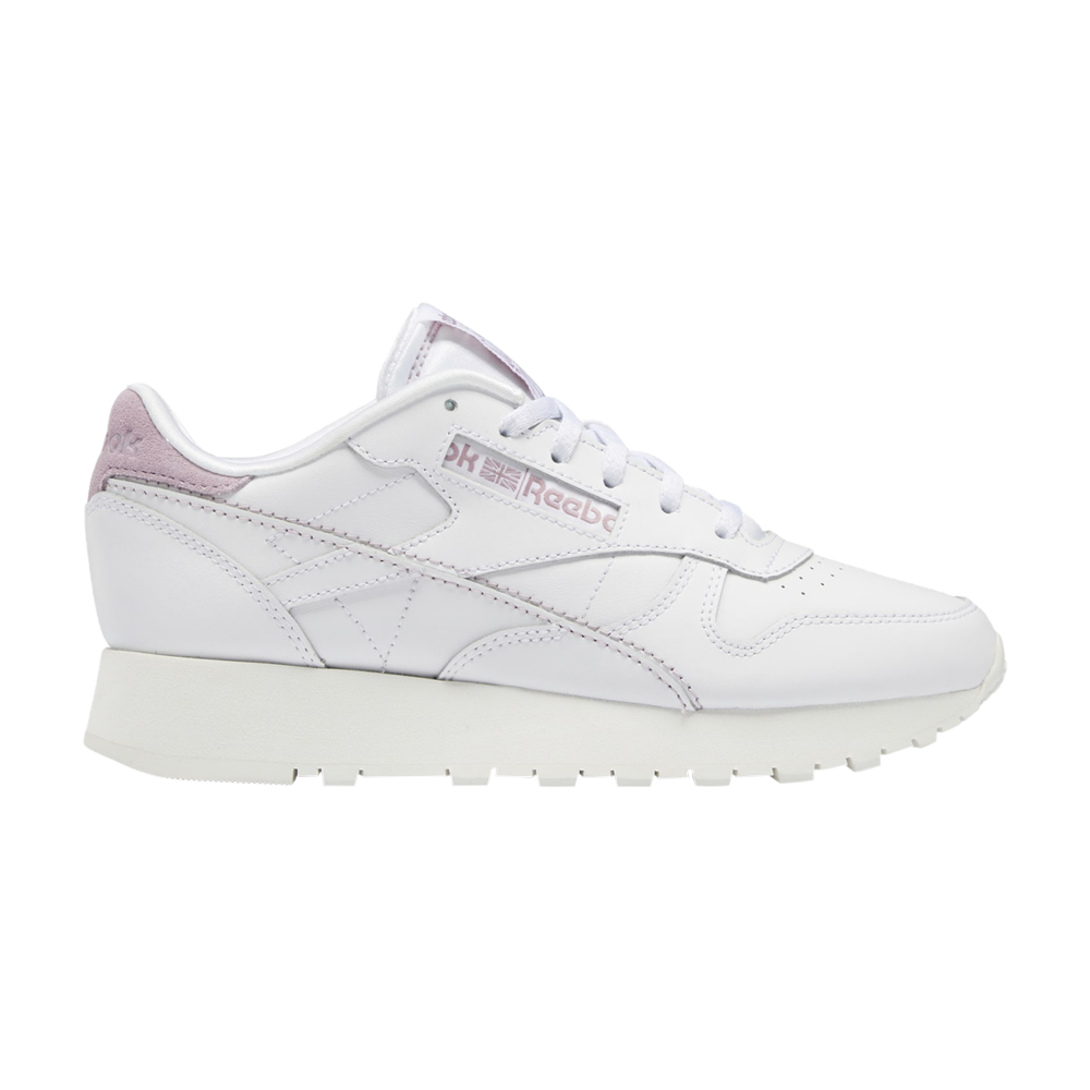 Pre-owned Reebok Wmns Classic Leather 'white Infused Lilac'