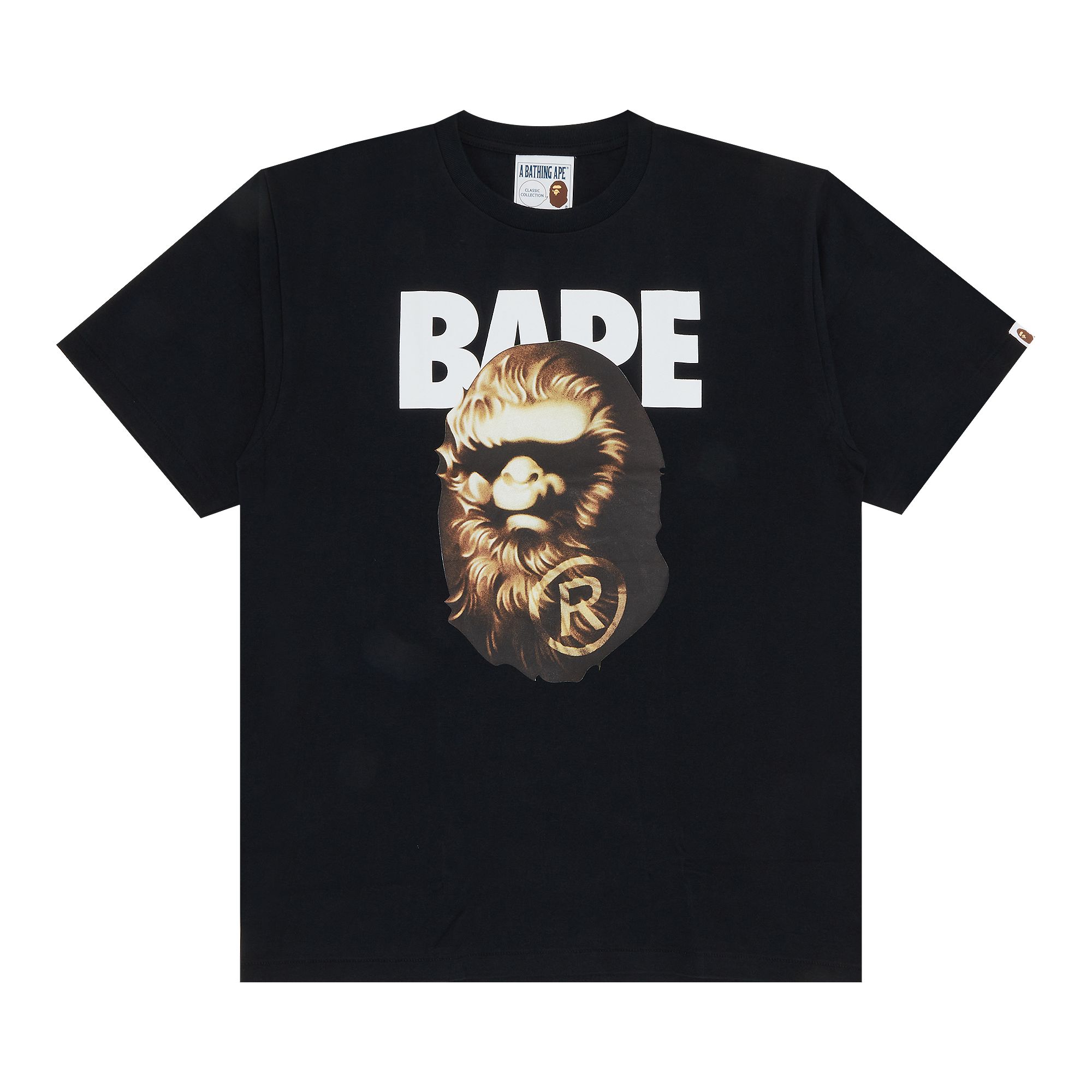 BAPE Ape Head Tee 'Black' | Men's Size S
