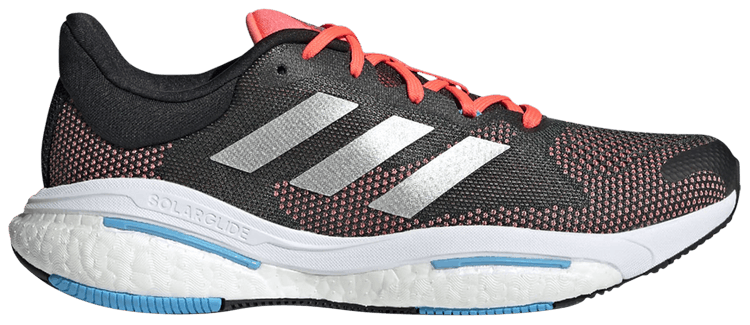 Adidas SolarGlide 5 Carbon Silver Metallic Turbo