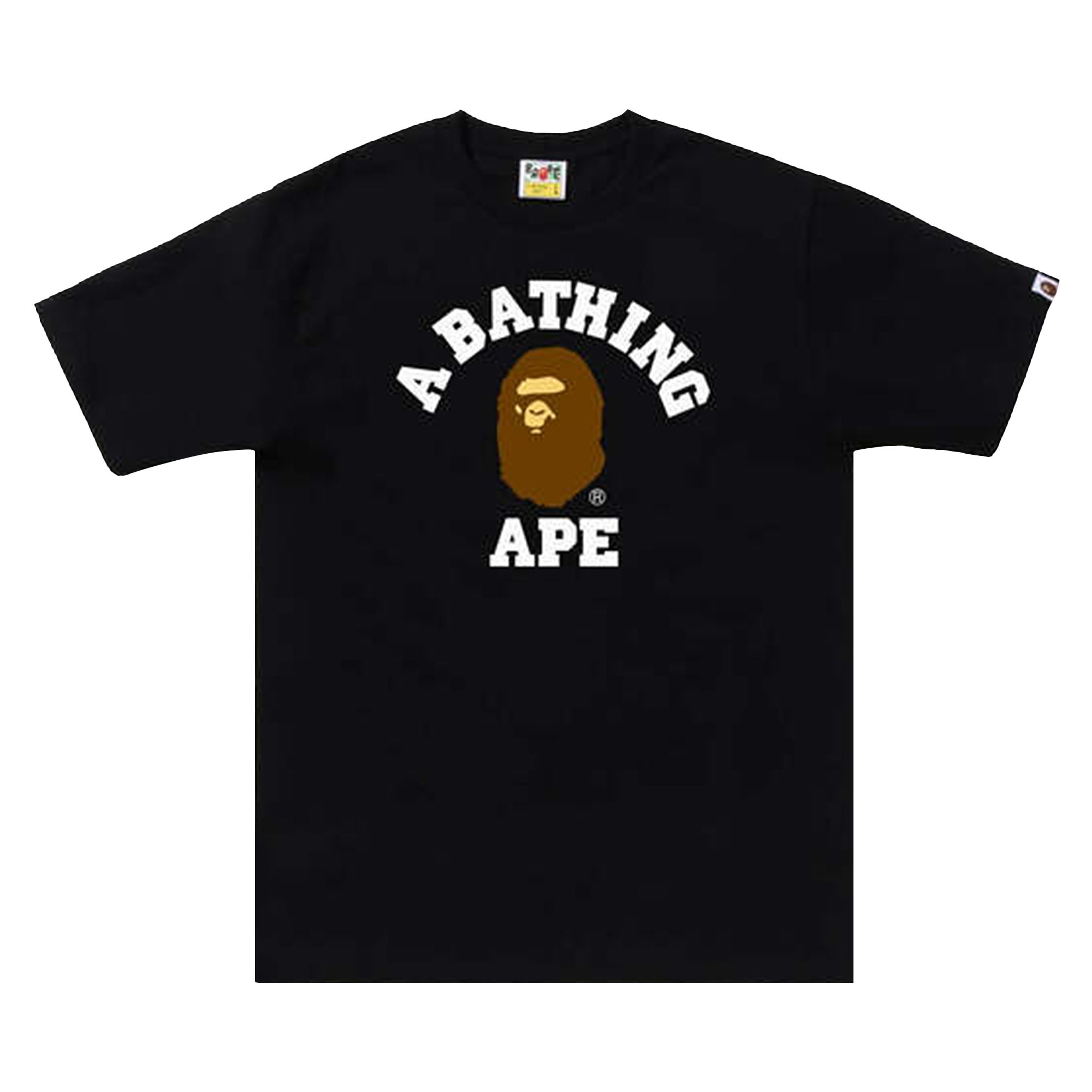 BAPE College Tee 'Black' | Men's Size S