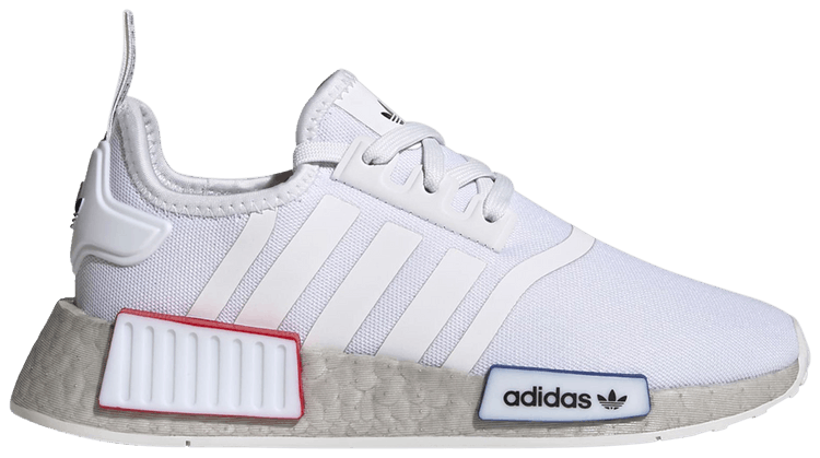 Adidas NMD R1 Refined Big Kid White Grey